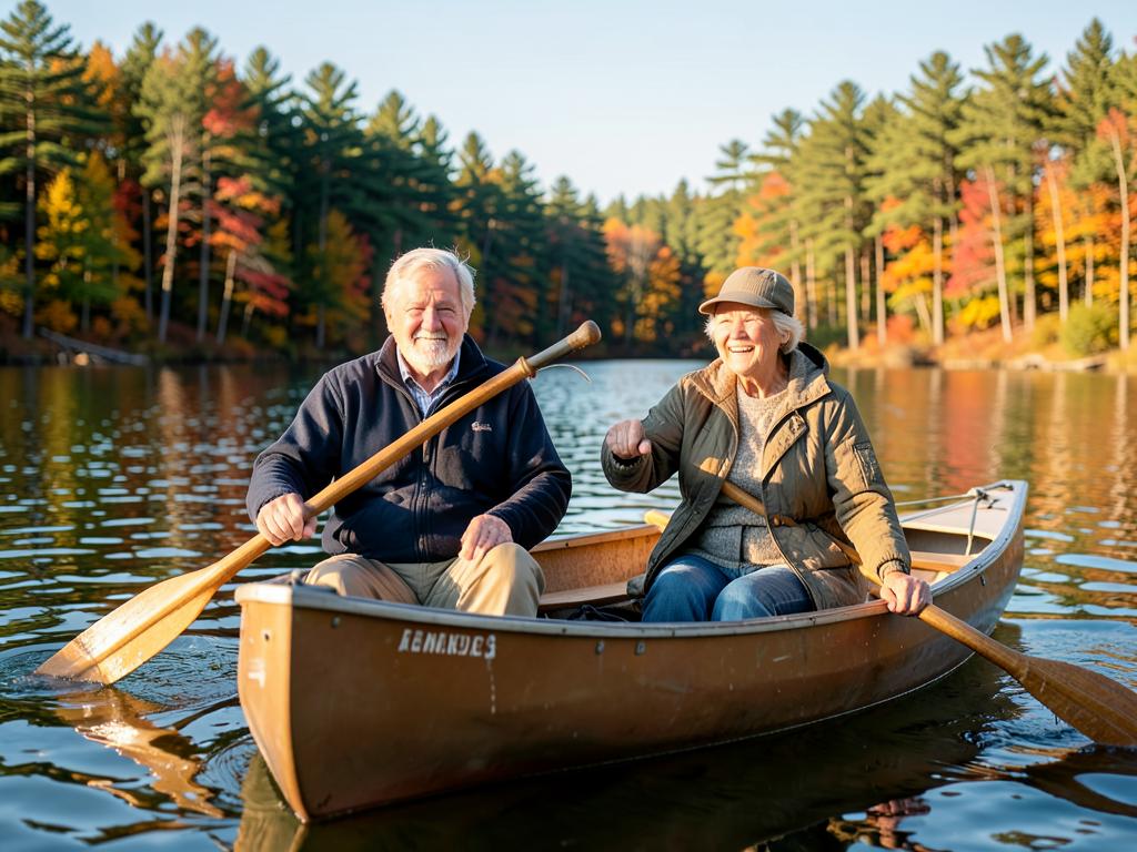 Happy retirees enjoying life in Minnesota