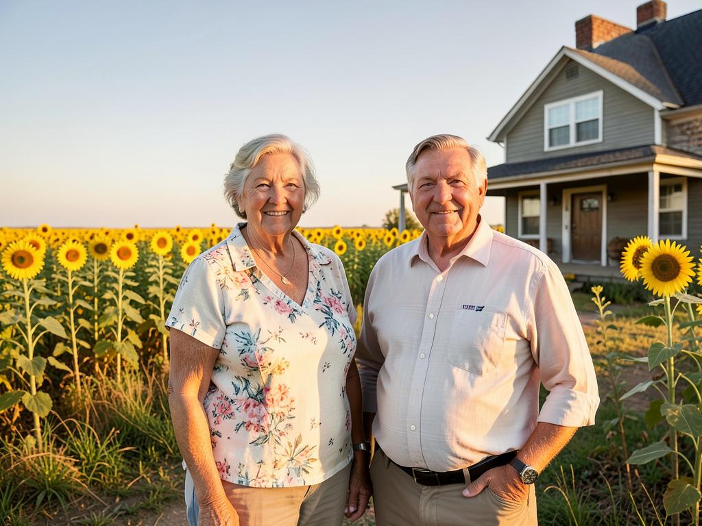 Happy retirees enjoying life in North Dakota