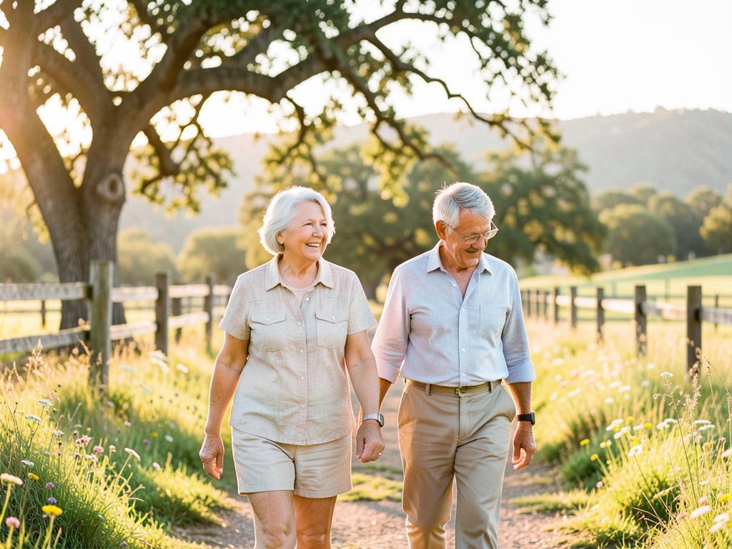 Happy retirees enjoying life in Texas